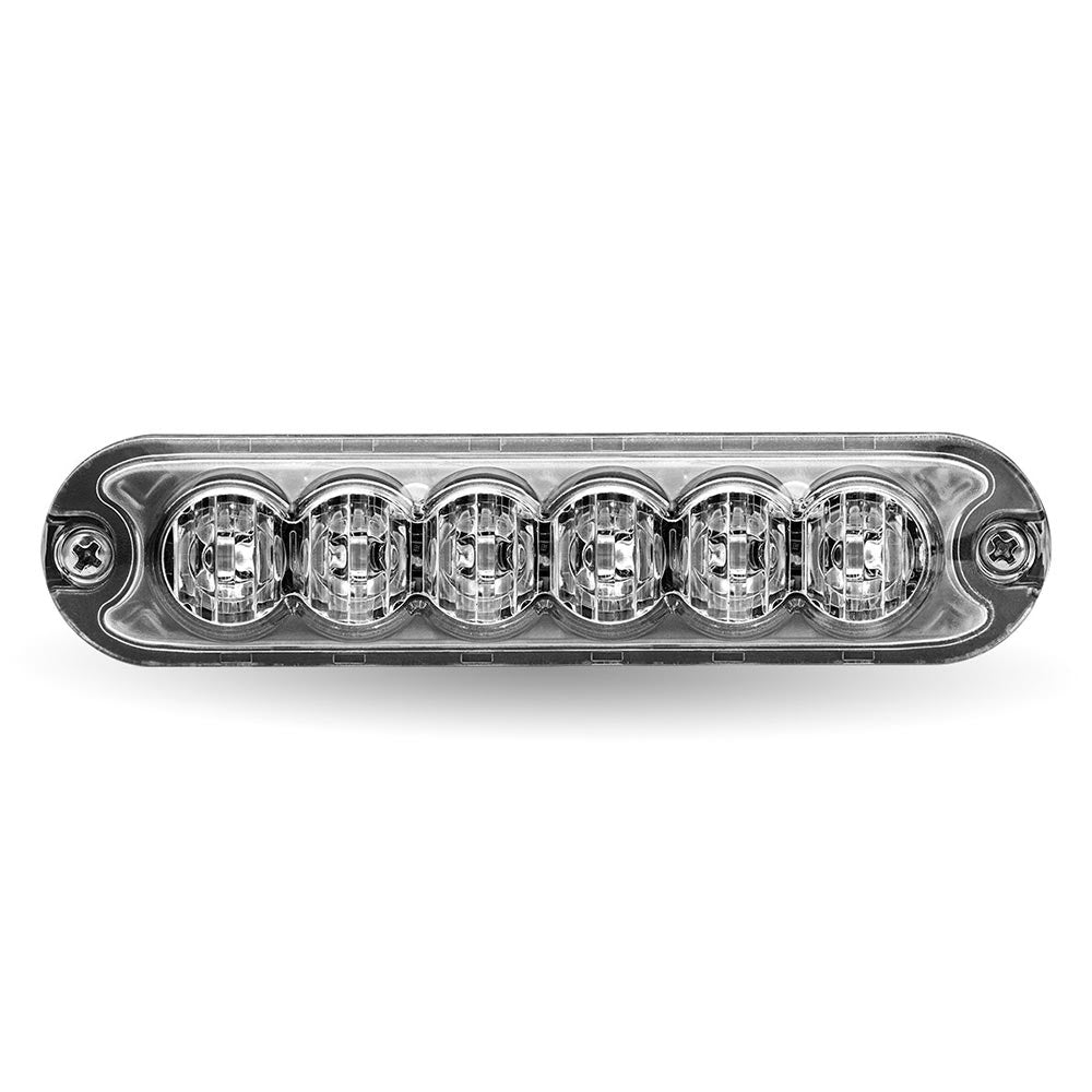 5" Class 1 Slim 6 LED Flasher Amber Strobe Light