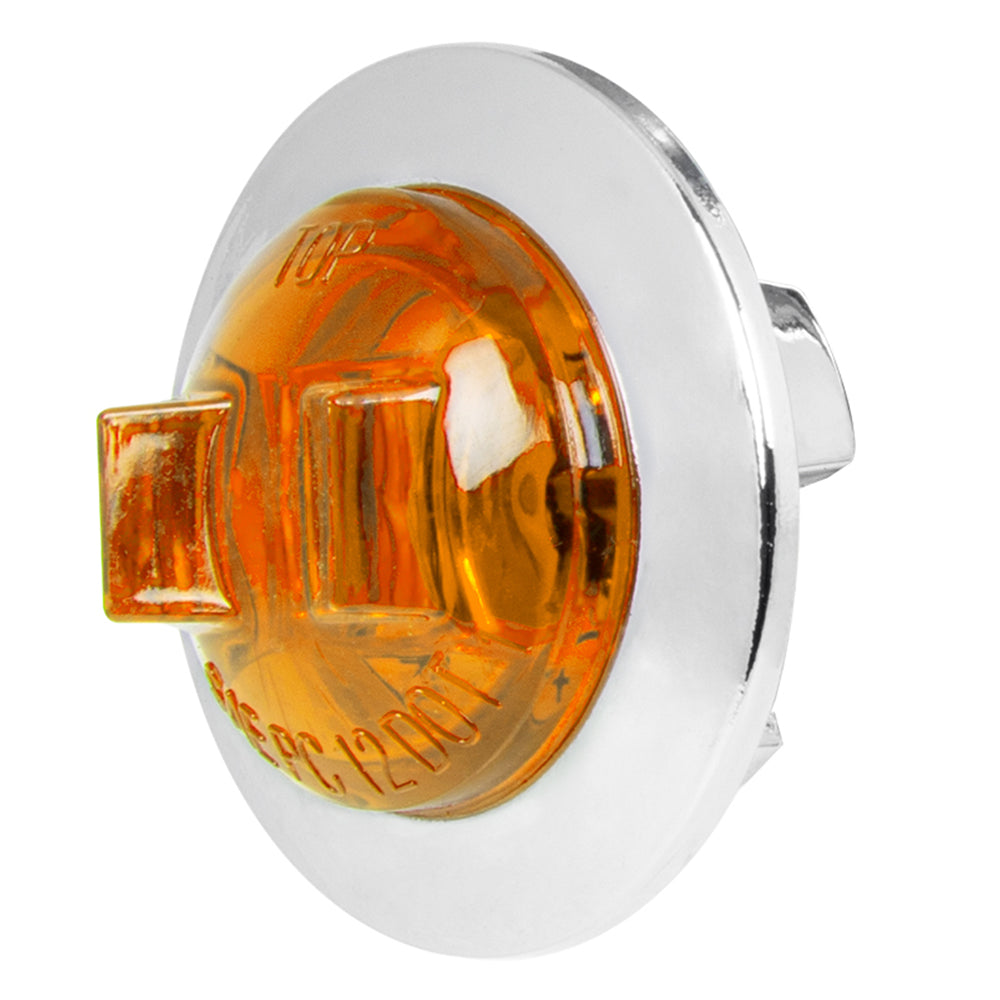 1" LED Wide Angle Mini Light with Chrome Bezel