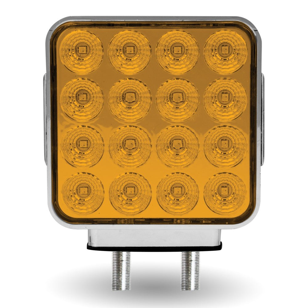 4" Square Reflector Double Face LED Light