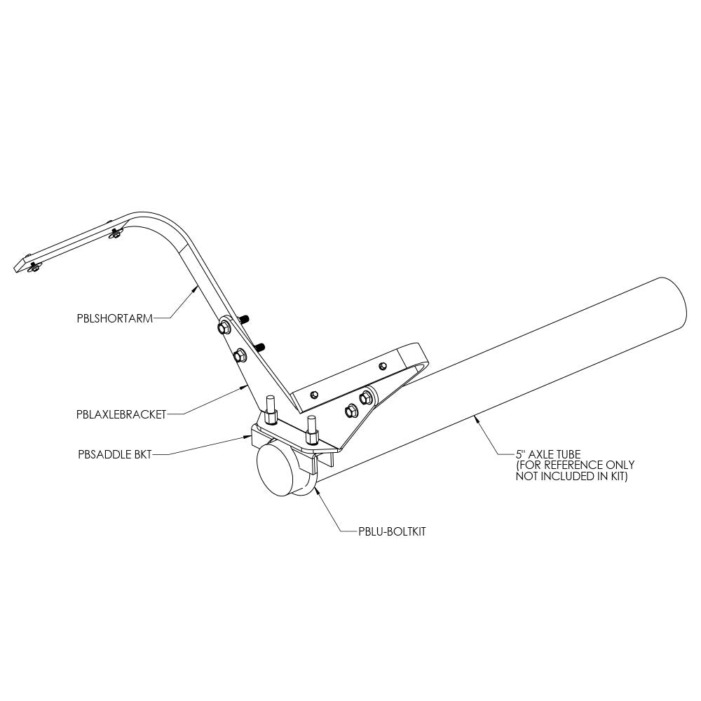 Steerable Lift Axle Fender Brackets