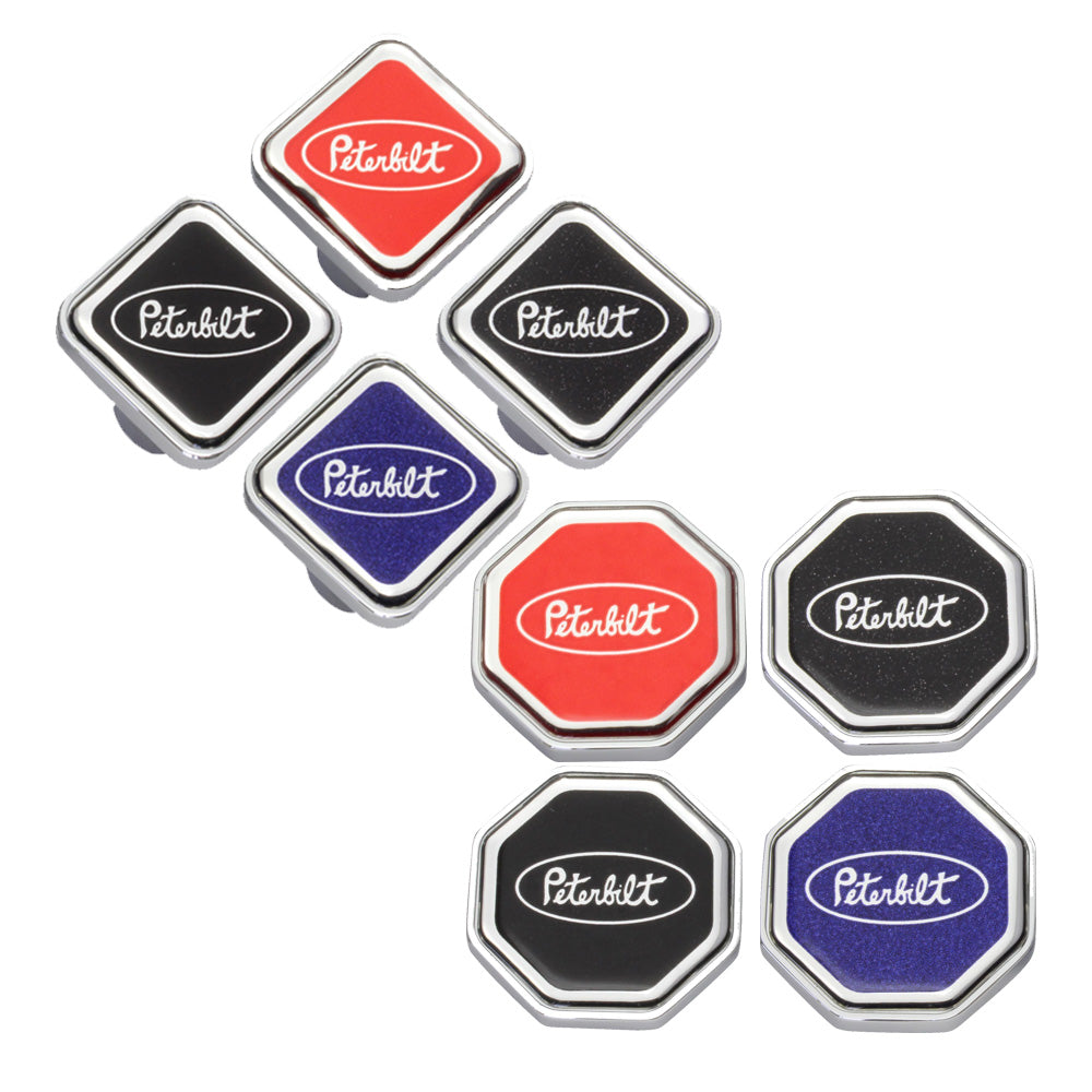 Peterbilt Colored Tractor & Trailer Air Valve Knobs