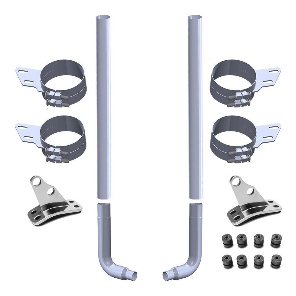 Peterbilt 359, 379, 389 7" x 108" Stove Pipe Exhaust Kit