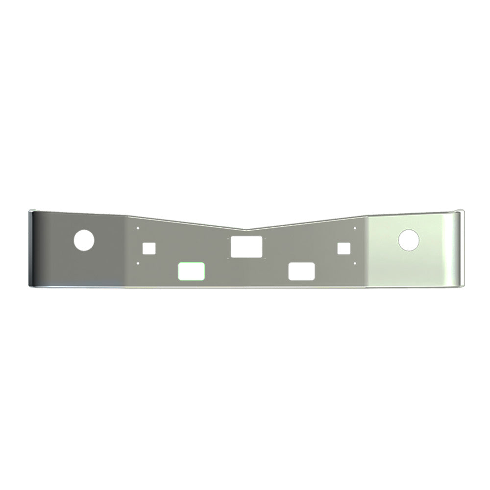 Peterbilt 579 16" Set Back Chrome Bumper with Radar Cutout