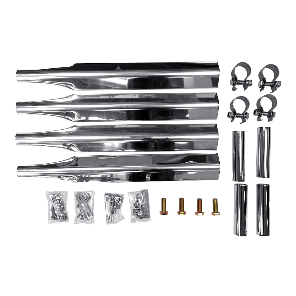 Single Axle Fender Heavy Duty Stainless Steel Post Mounting Kit