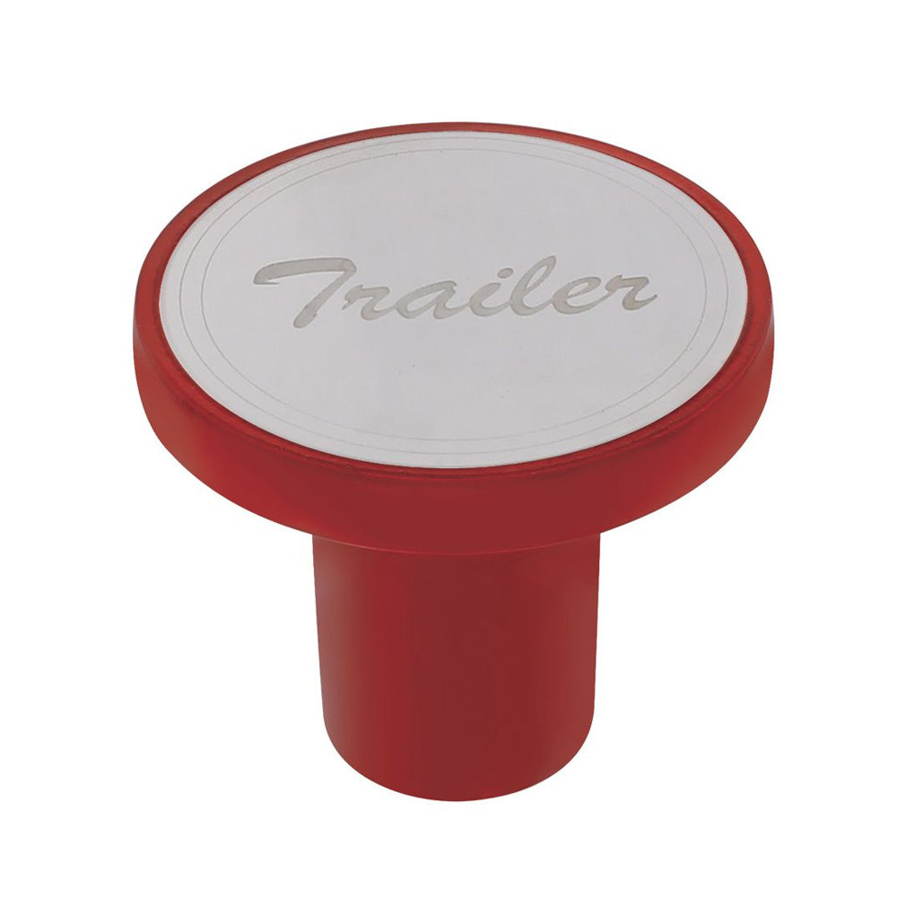 Aluminum Trailer Air Valve Knob - Candy Red