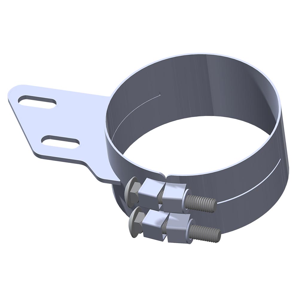 7" Peterbilt Angled Bracket Clamp