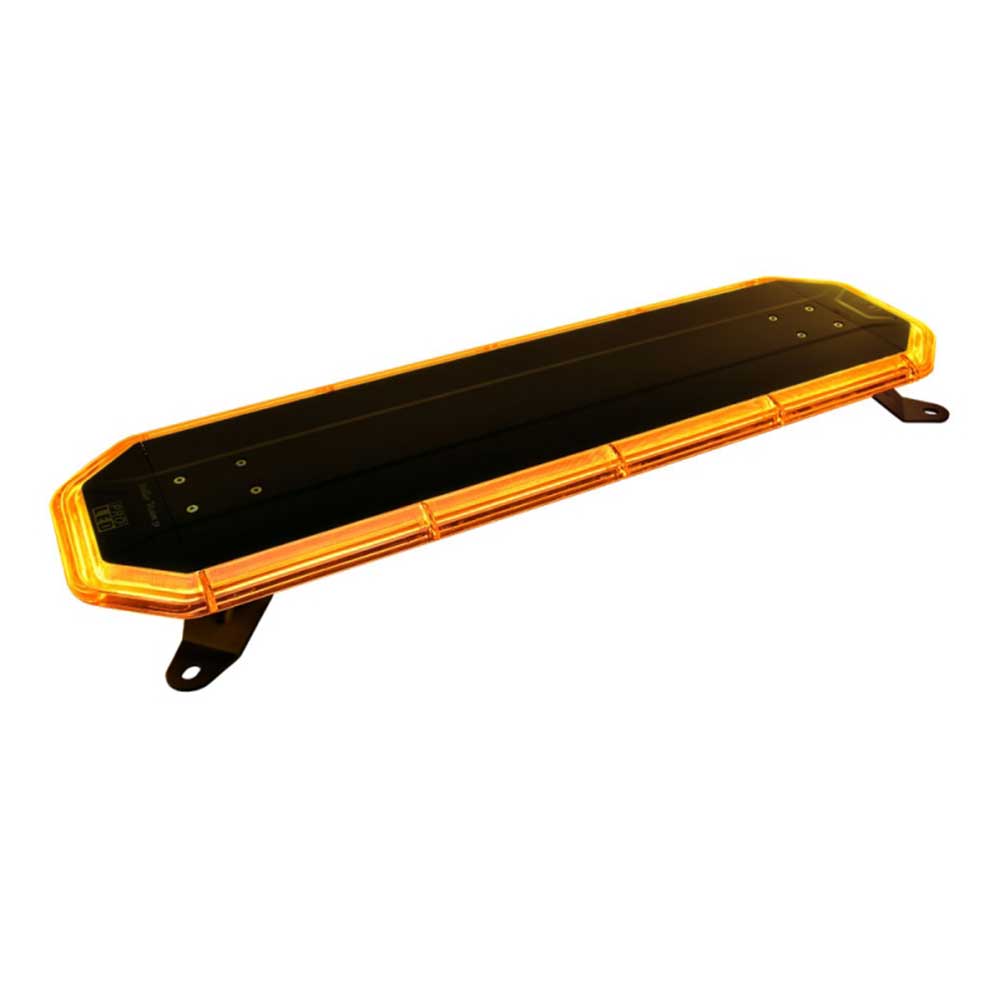 31" Stellar Vision Low Profile Amber LED Warning Light Bar With 19 Flash Patterns