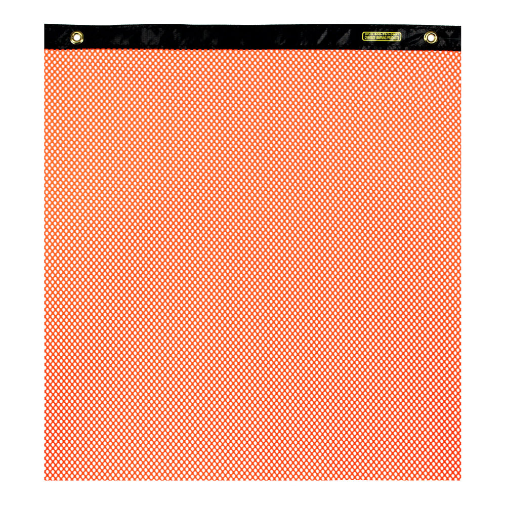24" x 24" Orange Mesh Flag