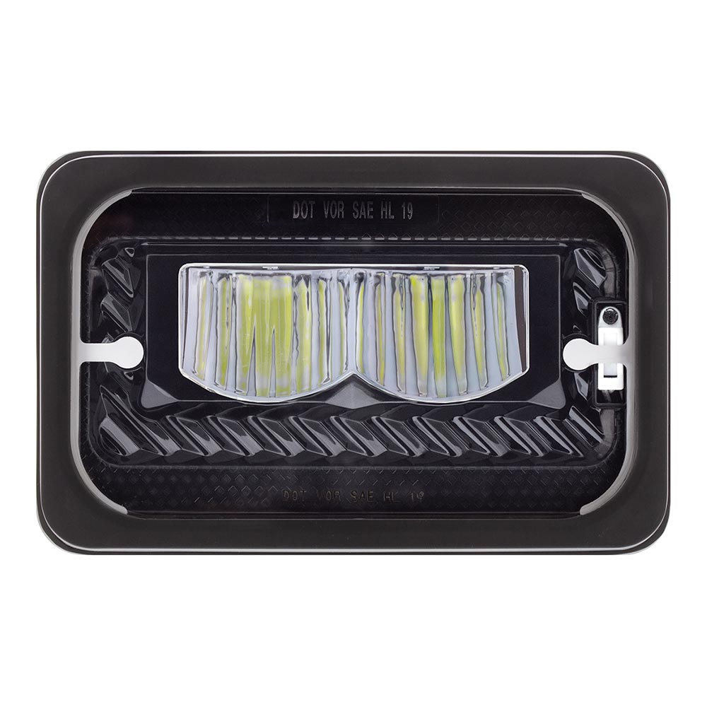 6" x 4" Blackout Heated LED High Beam Headlight