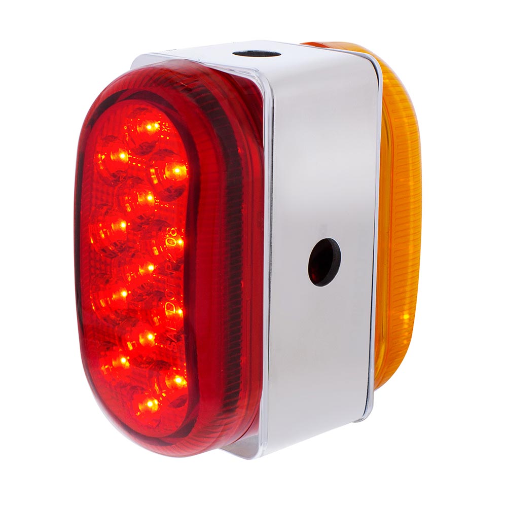 13 LED Double Face Mirror Mount Dual Function Light