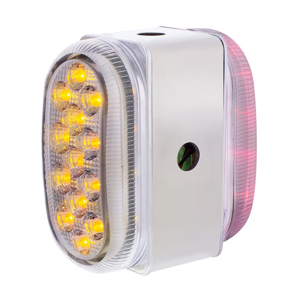 13 LED Double Face Mirror Mount Dual Function Light