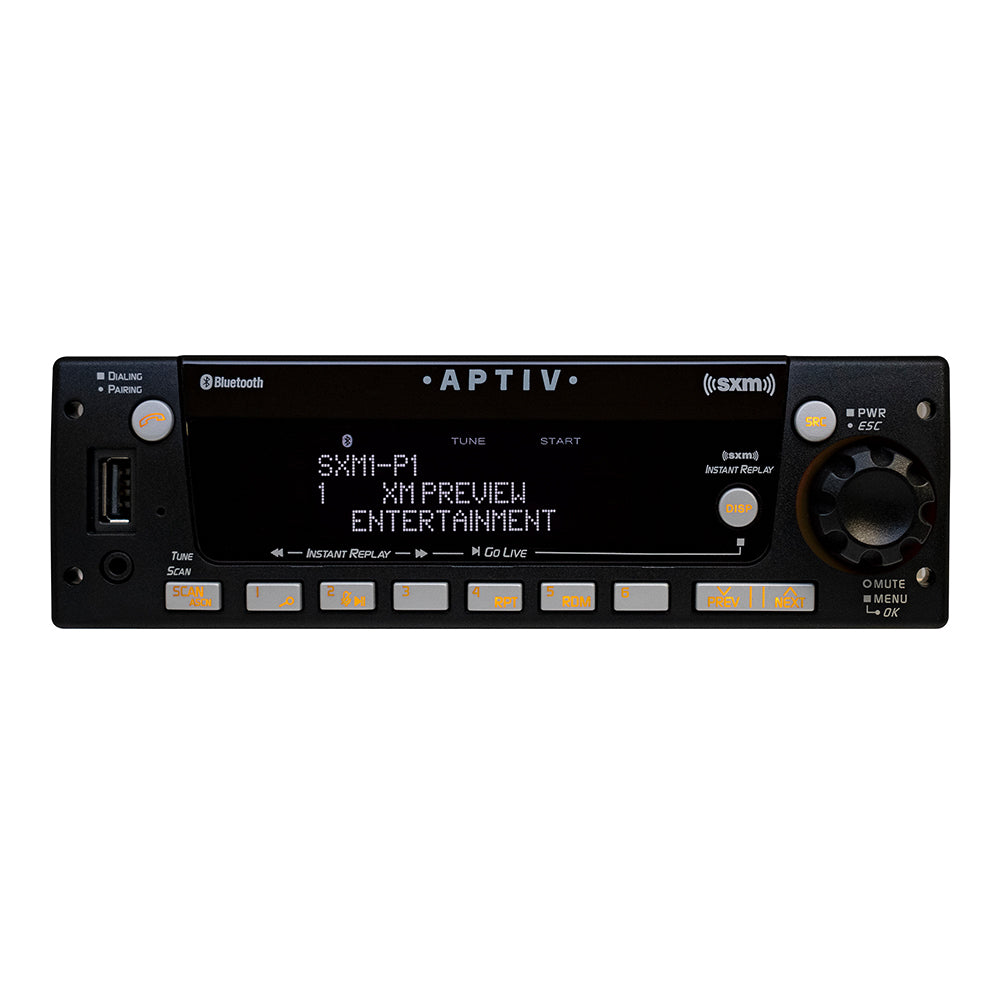 Aptiv Heavy-Duty 24 Volt Radio AM/FM/WB with Integrated Bluetooth ® and Integrated SiriusXM ® Satellite Radio