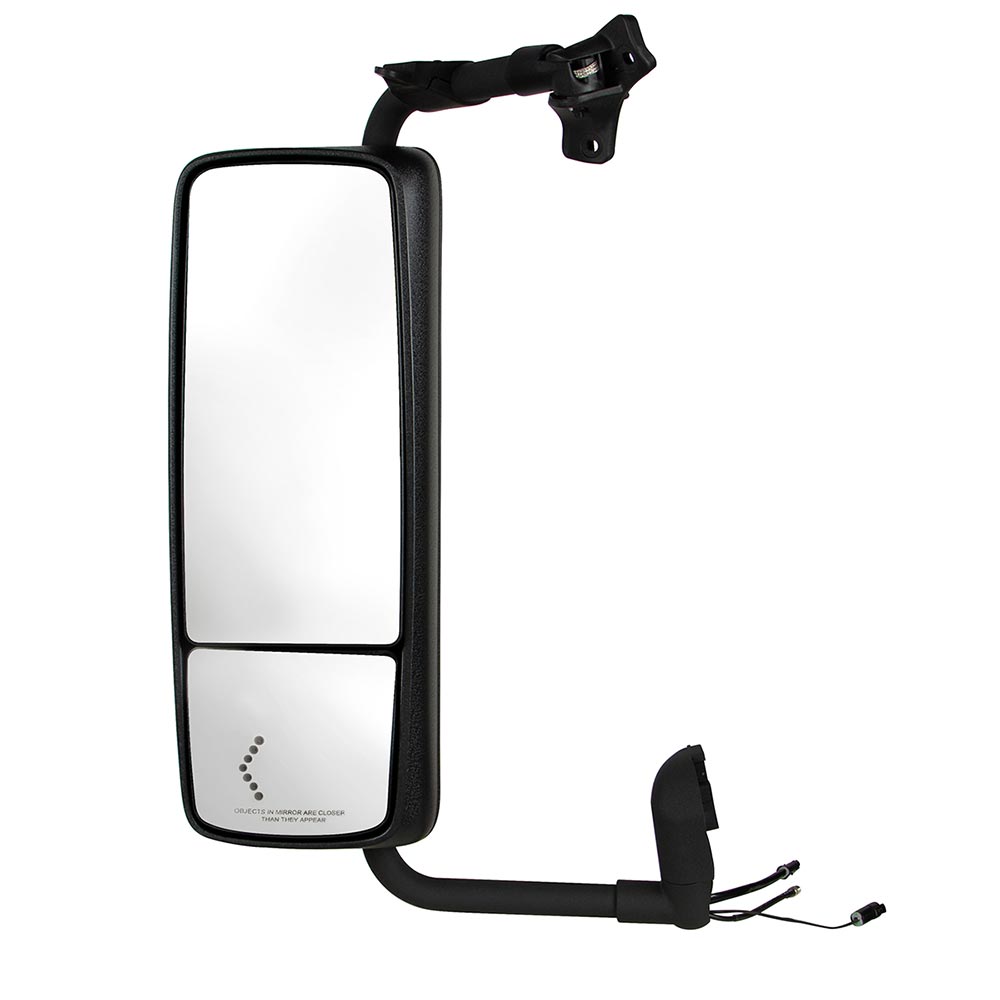 Volvo Black Mirror Assembly with LED Turn Signal