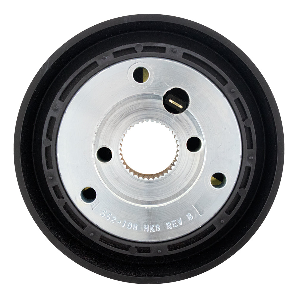 Three-Hole Black Hub Adapter for Peterbilt, Kenworth