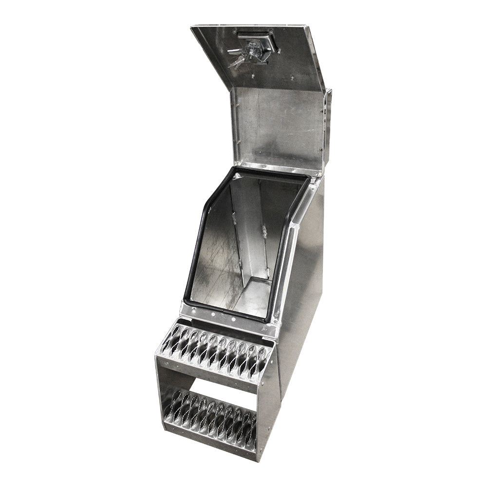 16" Wide Mouth Step Box with Stainless Steel Door