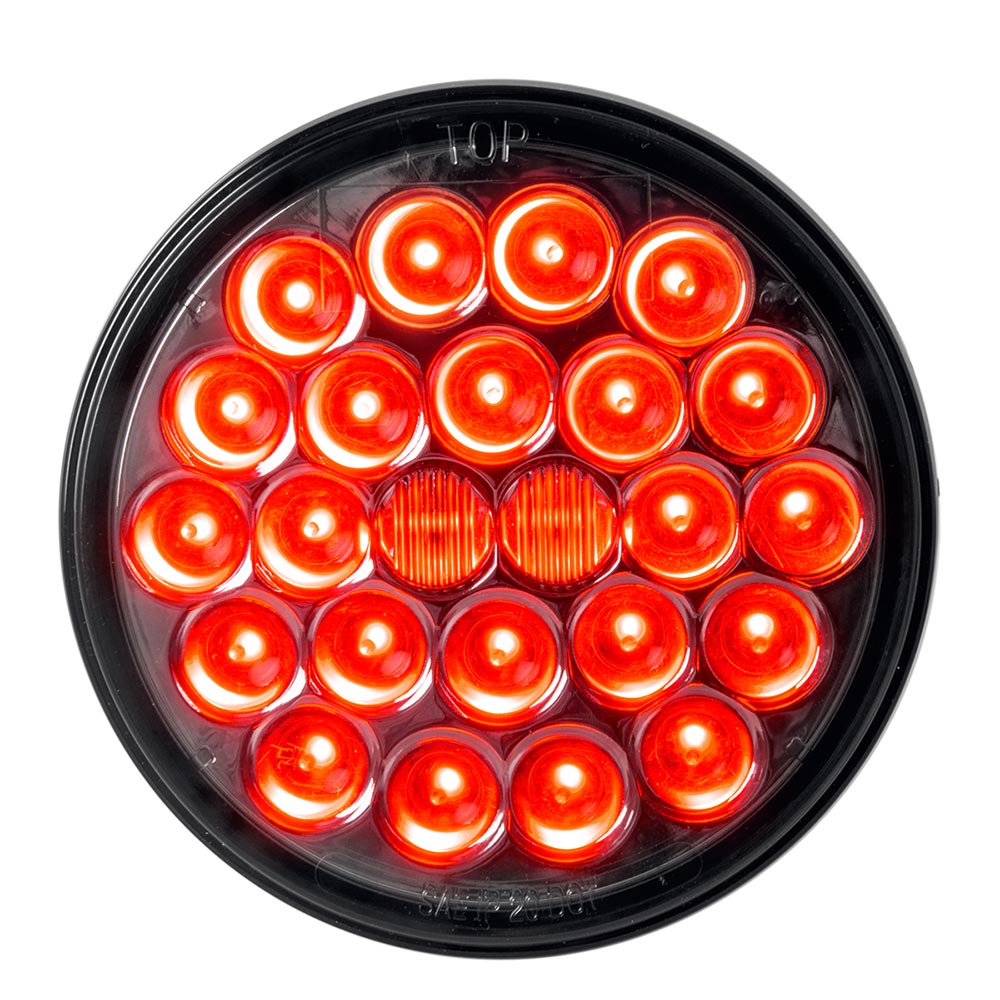 4" Pearl 24 LED Dual Function Light with Smoke Lens