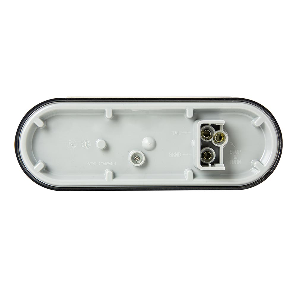 6" Oval 24 LED Dual Function Light with Smoke Lens