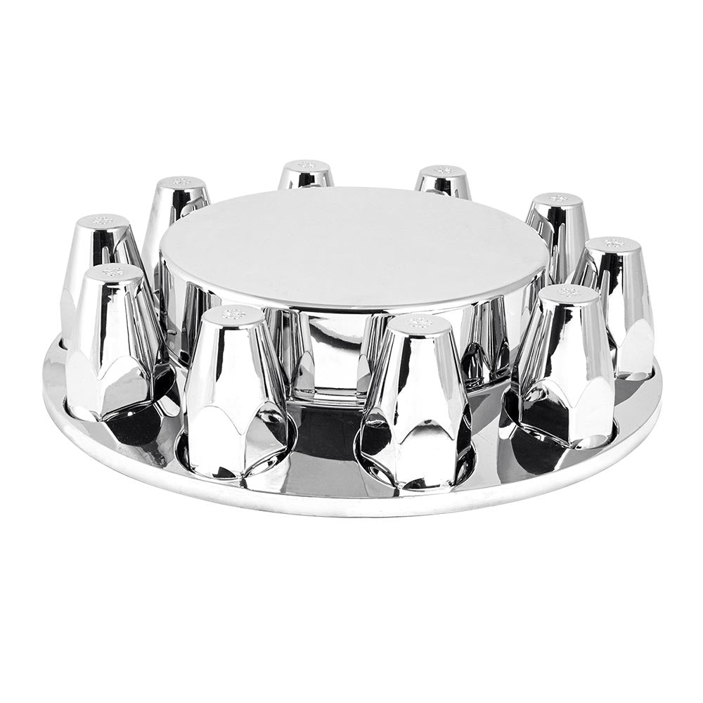Chrome Flat Top Front Axle Cover