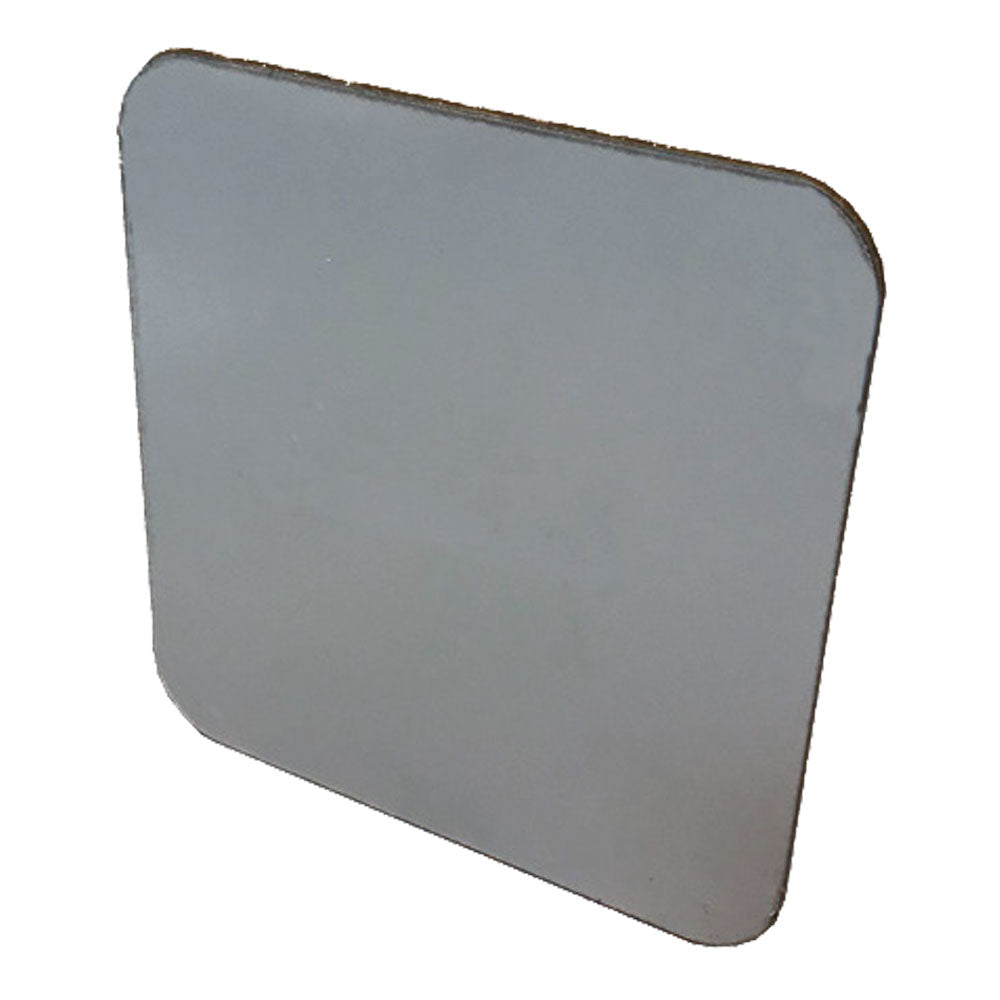 Adhesive Permit Holder 4" x 4" 304 Stainless Steel