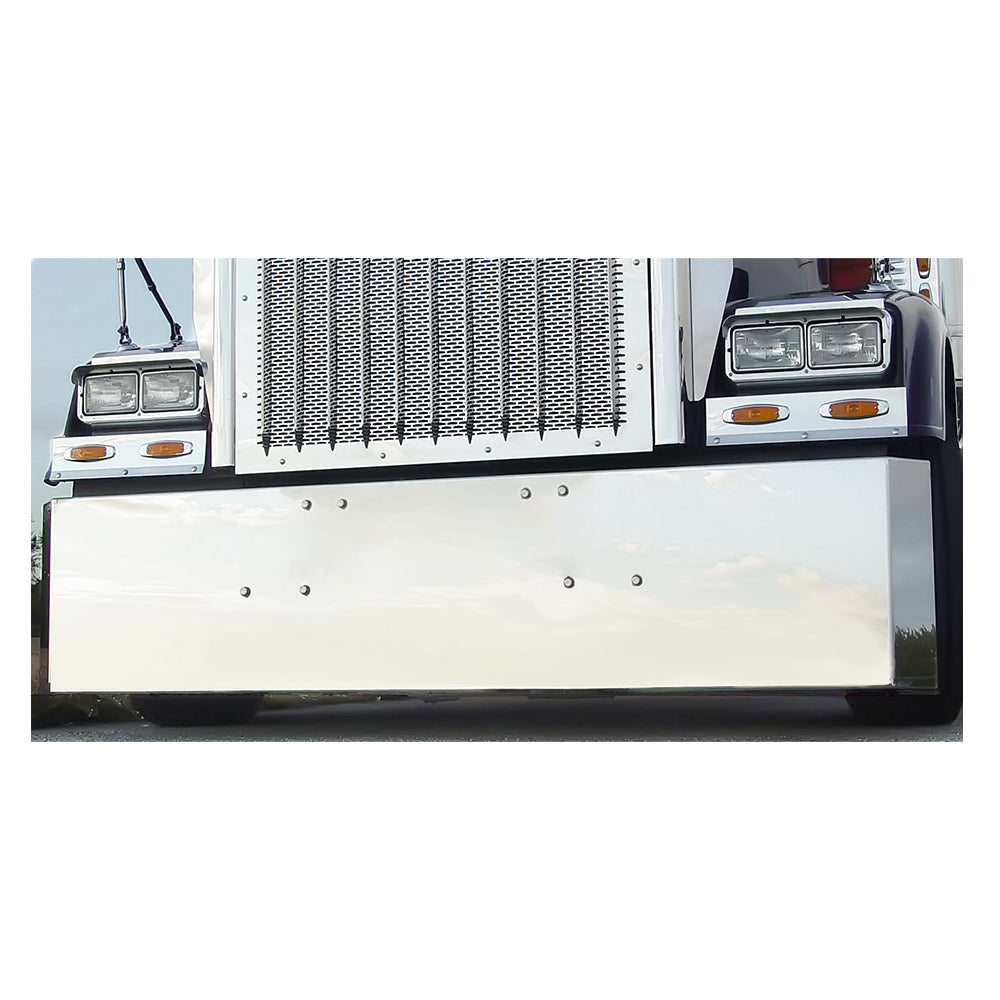 Freightliner Classic/Cabover (2003 & Earlier) 20" SS Mitered End Bumper
