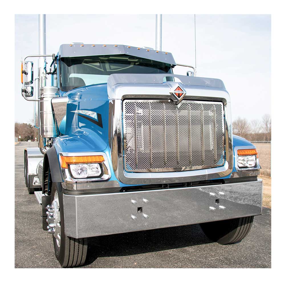International HX520 16" SS Mitered End Bumper