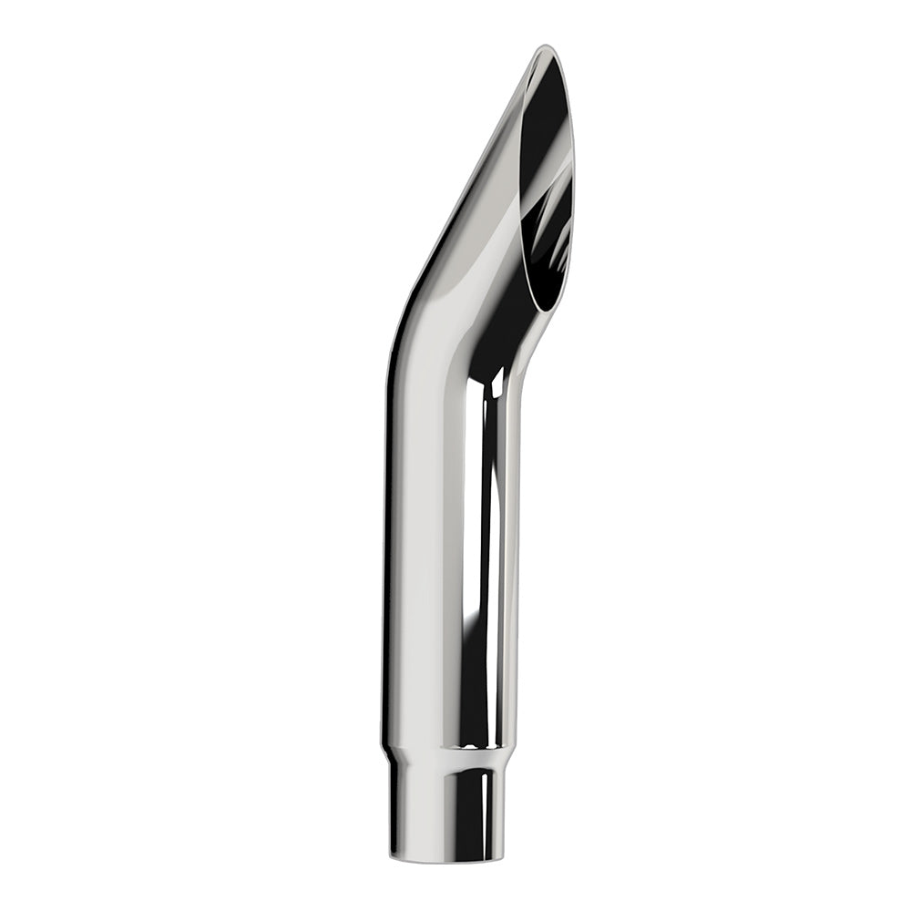 7-5" x 60" Boilermaker One-Piece Chrome Top Stack