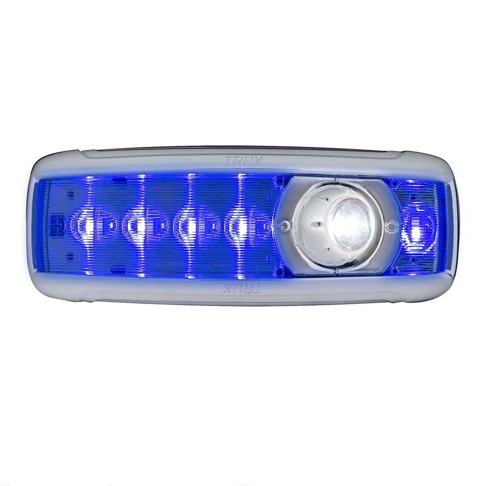 Kenworth LED Projector Dome and Map Light with 6 Color Auxiliary LED Light
