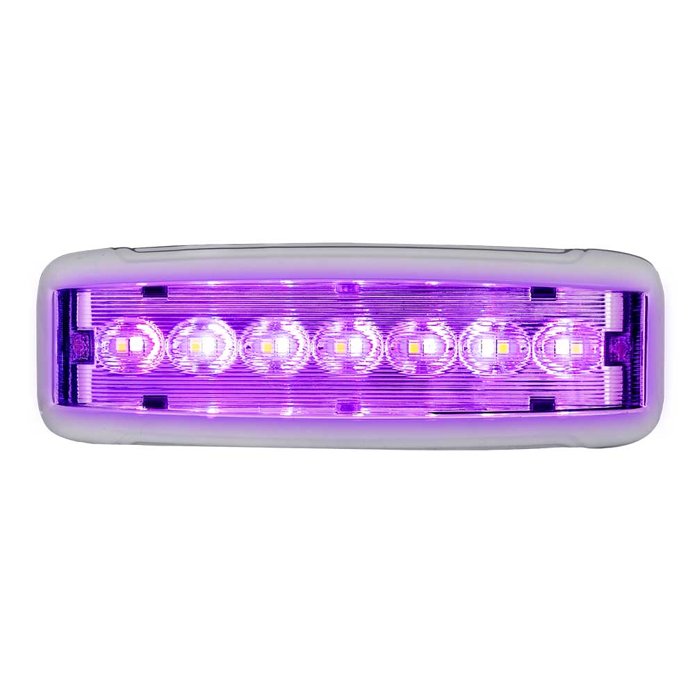 Kenworth LED 6 Color Dome Light with 6 Color Auxiliary LED Light