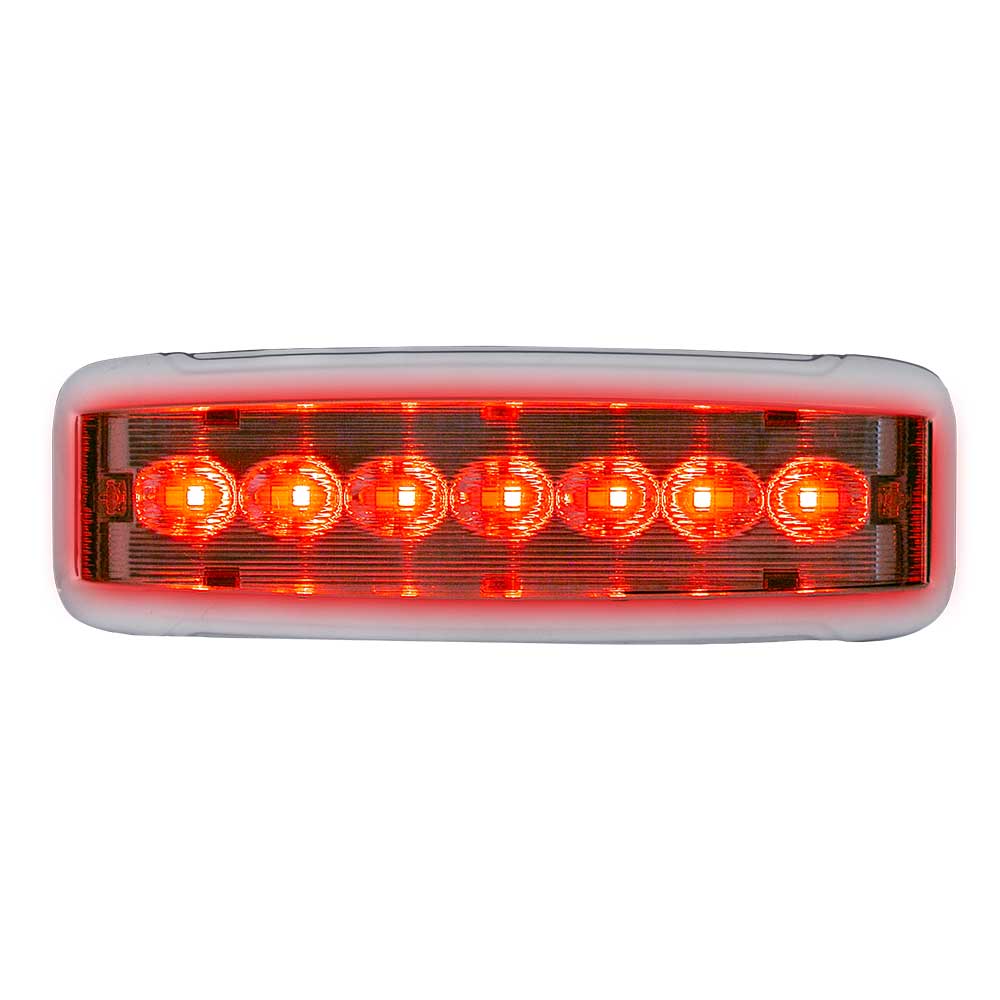 Kenworth LED 6 Color Dome Light with 6 Color Auxiliary LED Light