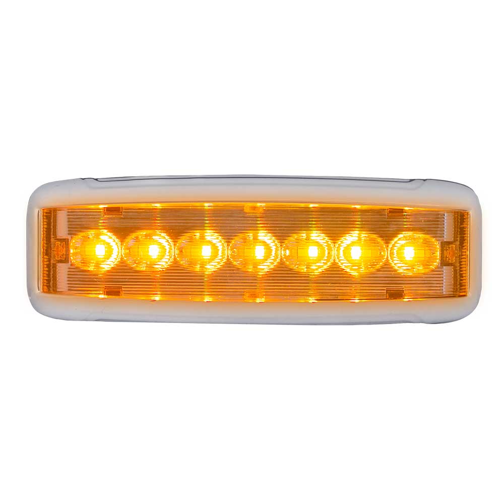 Kenworth LED 6 Color Dome Light with 6 Color Auxiliary LED Light