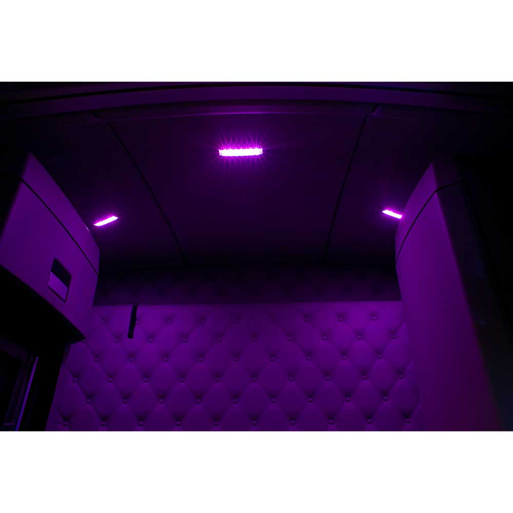 Kenworth LED 6 Color Dome Light with 6 Color Auxiliary LED Light