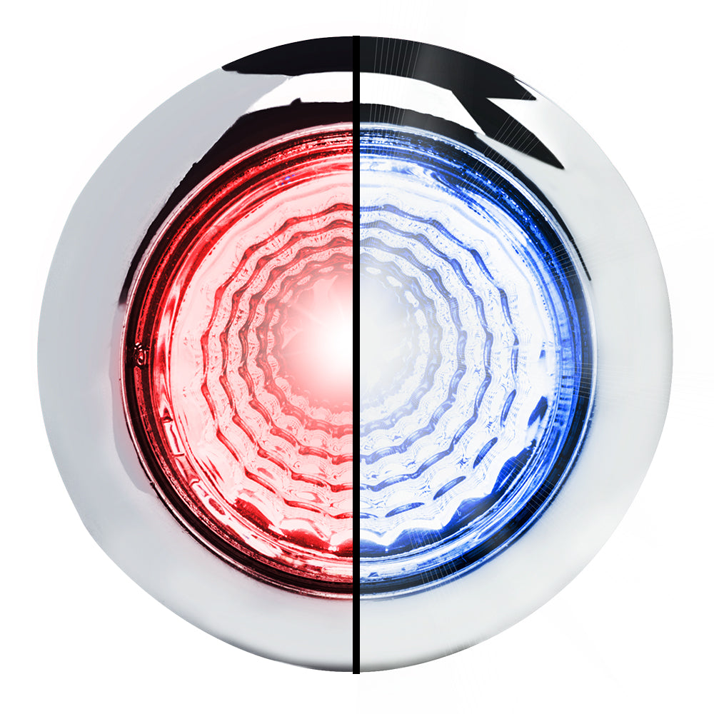 3/4" 1 LED Dual Revolution Mini Light with Reflector