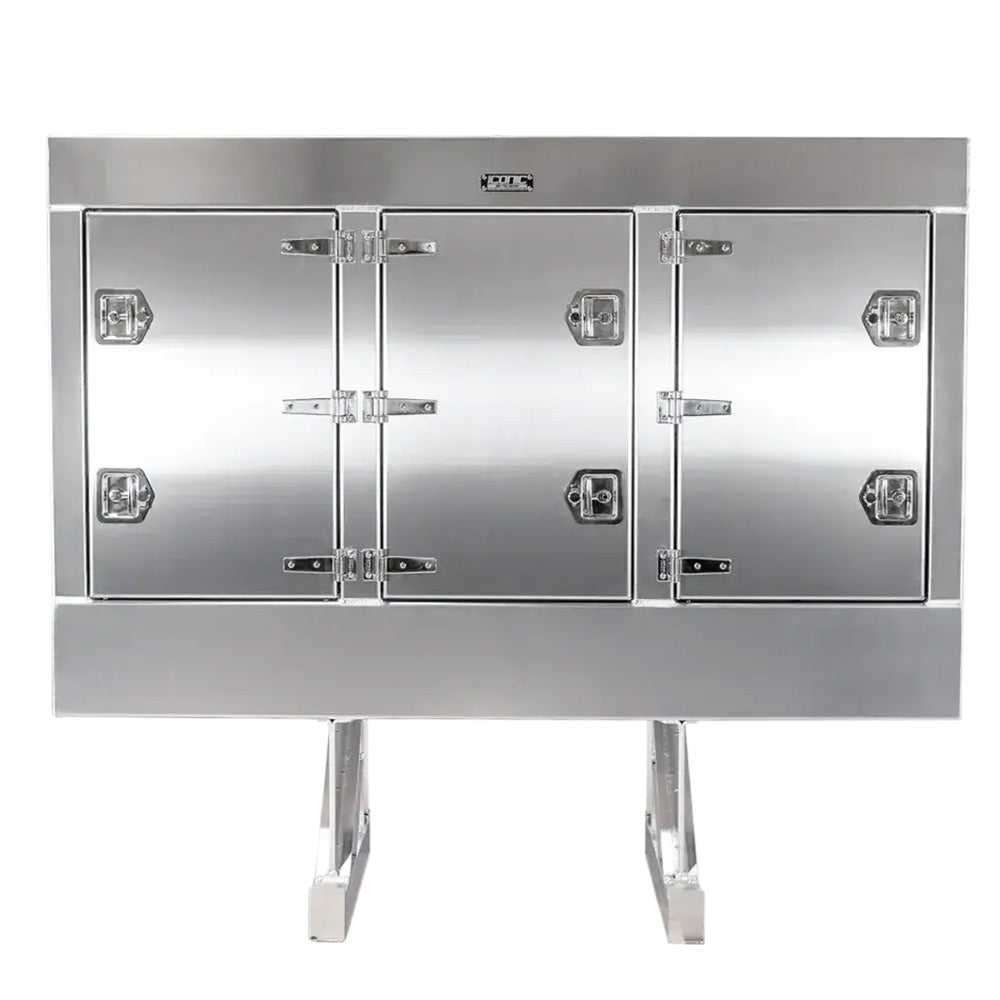 78" X 68" Cab Rack with 3 Doors, 2 Chain Hangers, 1 Shelf