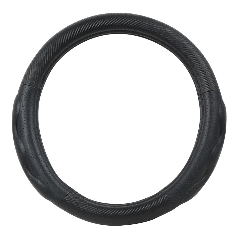 18" Deluxe Steering Wheel Cover With Grips