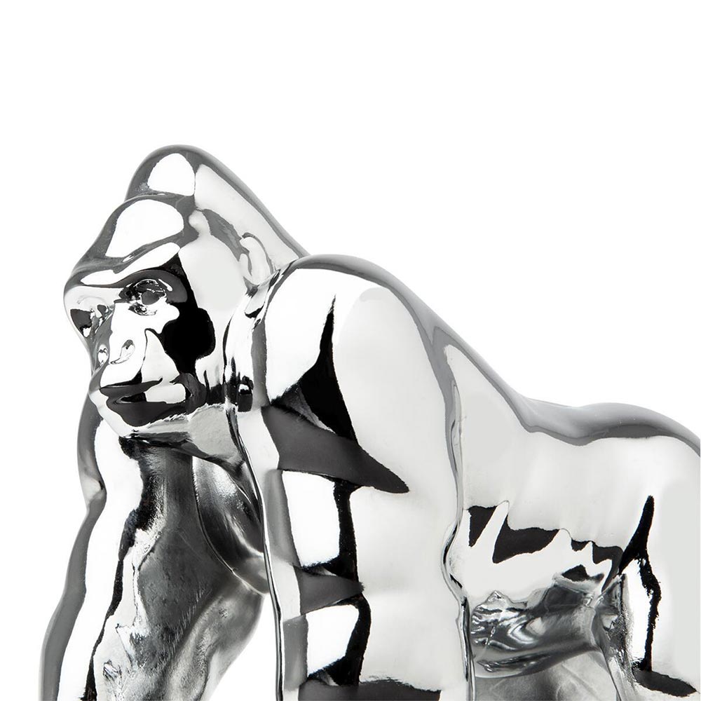 Gorilla King Chrome Hood Ornament