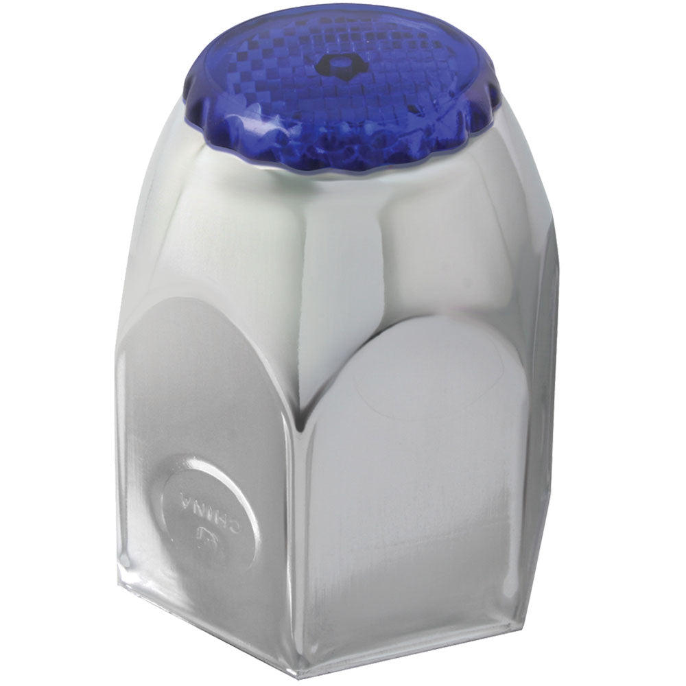 1 1/2" Chrome Steel Reflective Nut Cover - Push On