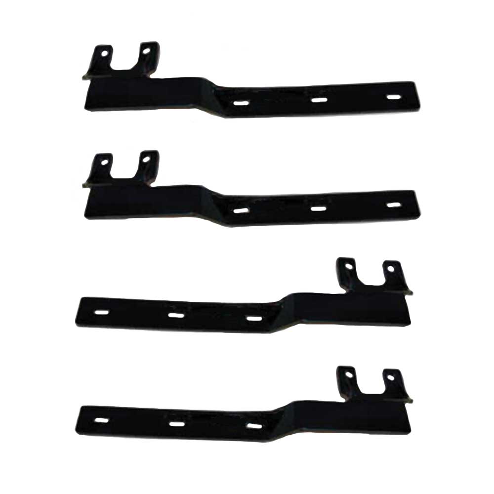 Low Air Single Axle Fender Hidden Bracket Kit - Mounts 2 Fenders
