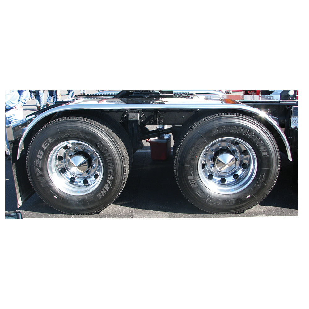 132" 16 Gauge Stainless Steel Full Fenders