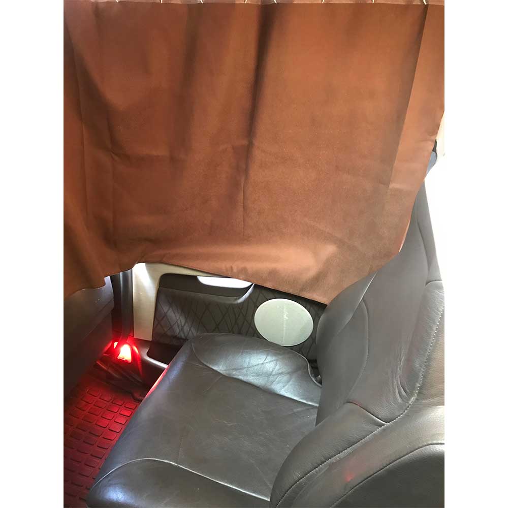 Volvo 670, 780 Sleeper 4 Piece Curtain Set - Brown