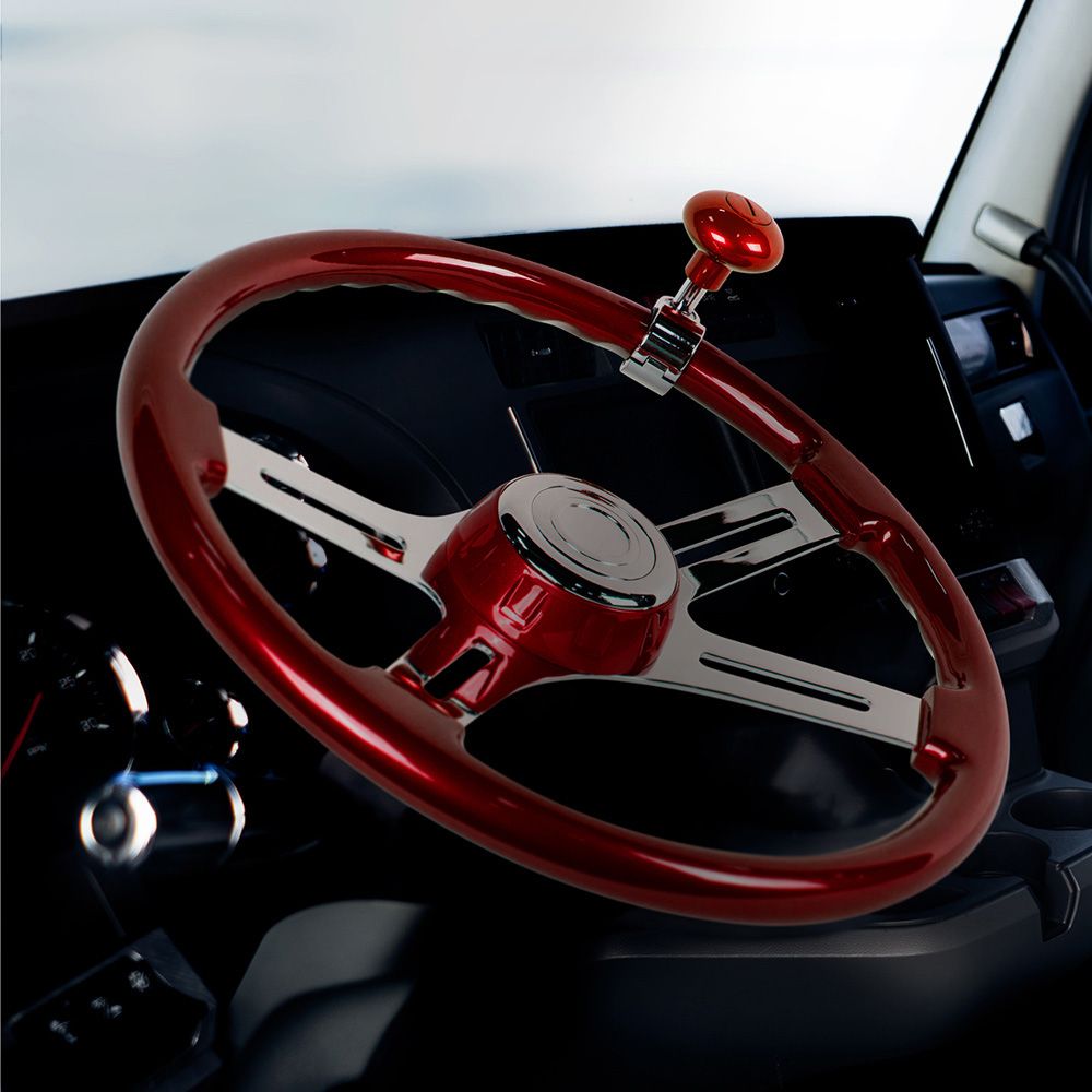 18" Vibrant 4-Spoke Steering Wheel