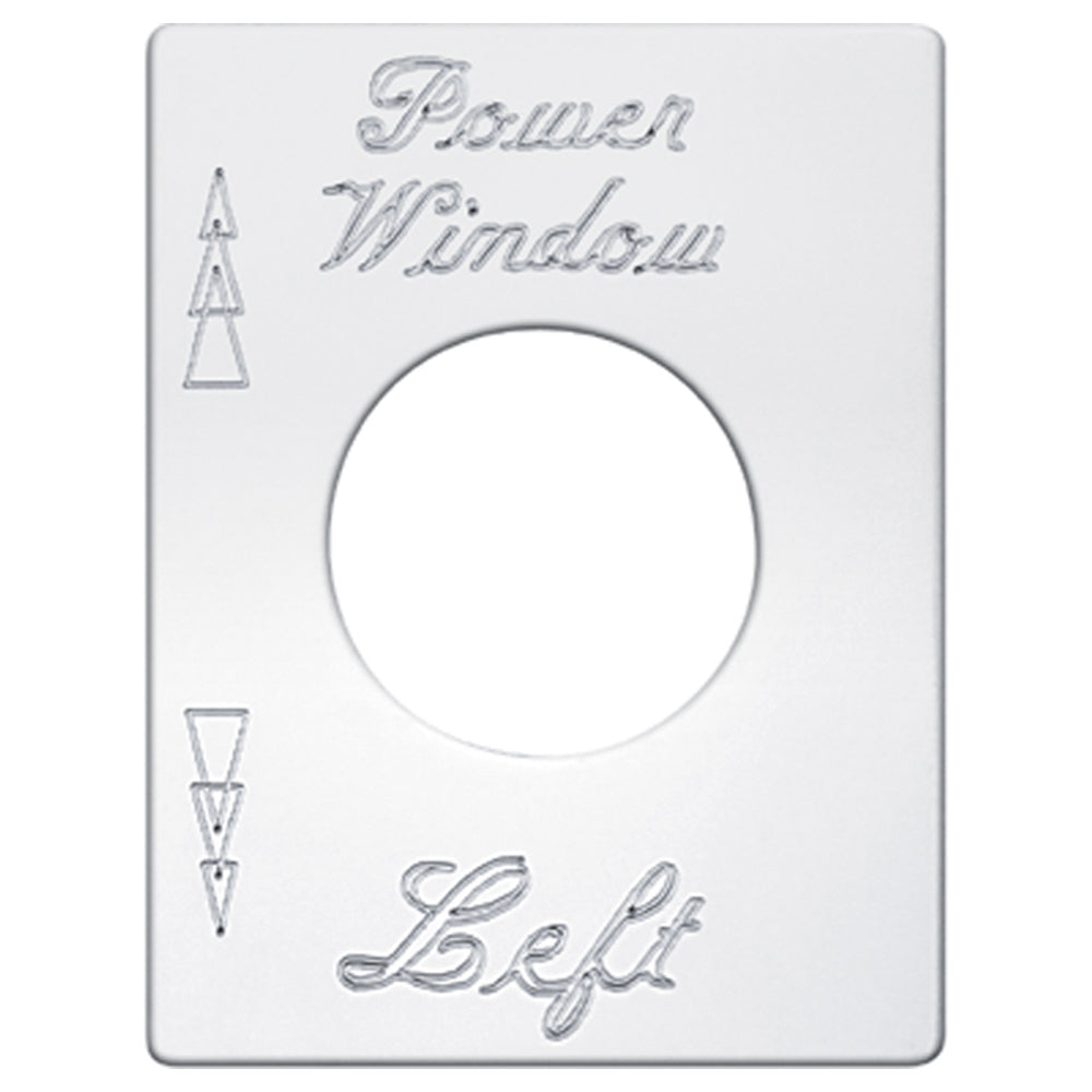 PB SWITCH PLATE-POWER WINDOW-LEFT-SS