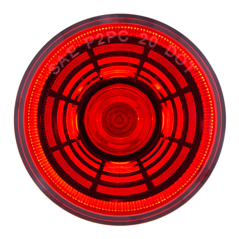 2-1/2" Abyss 4 LED Clearance/Marker with Red Lens