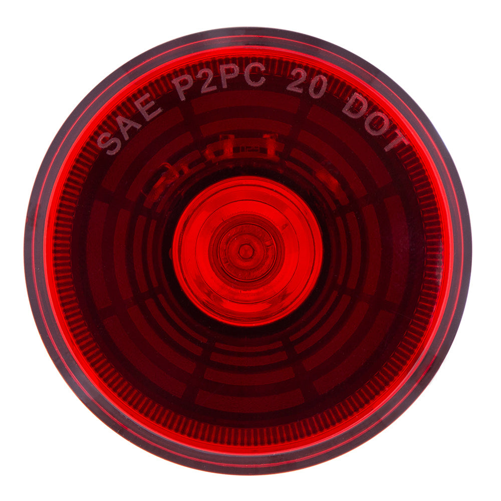 2-1/2" Abyss 4 LED Clearance/Marker with Red Lens