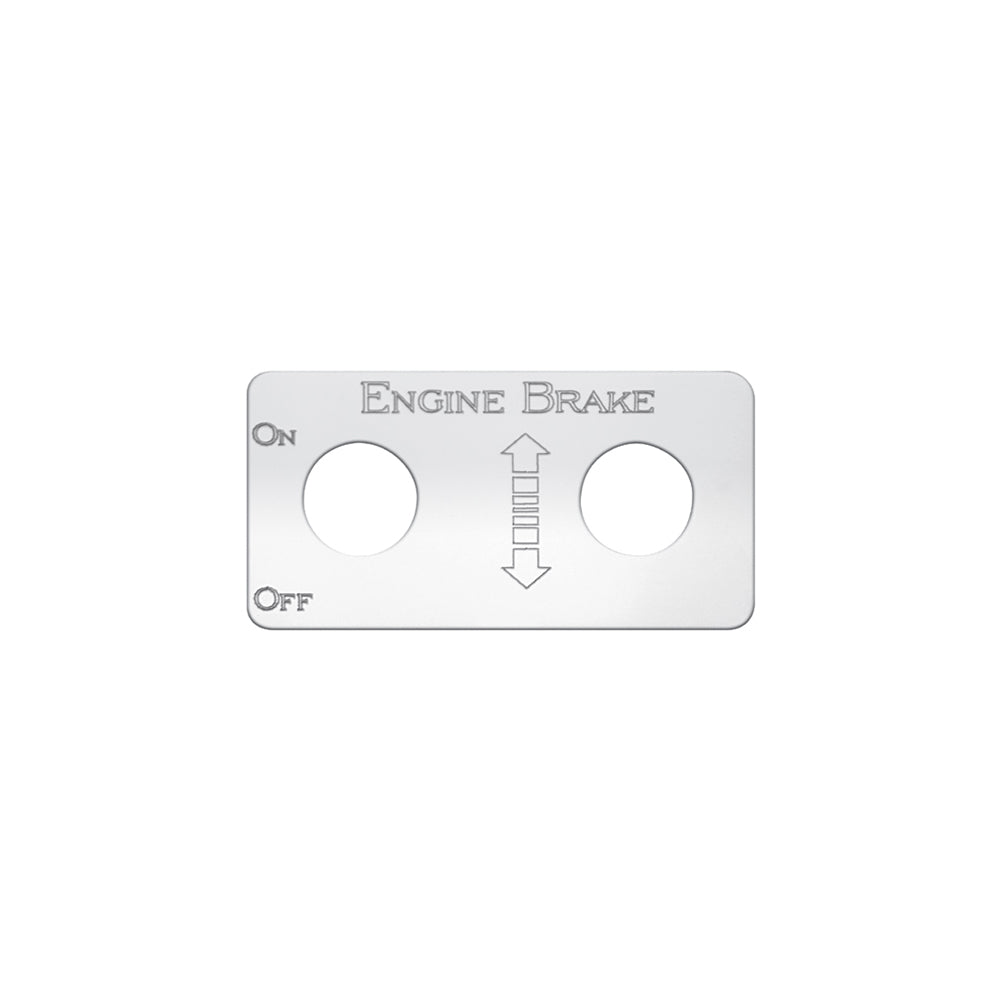 KW SWITCH PLATE-ENGINE BRAKE-ARROWS