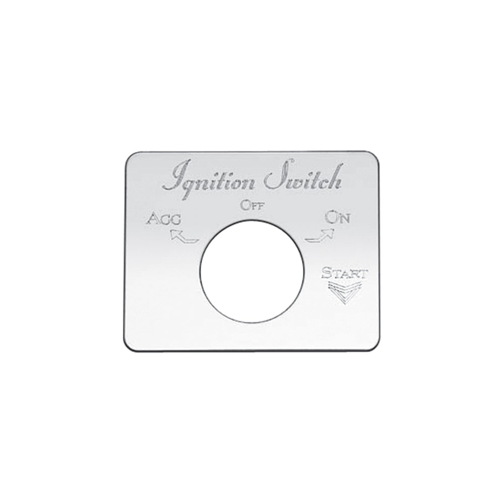 KW SWITCH PLATE-IGNITION KEY