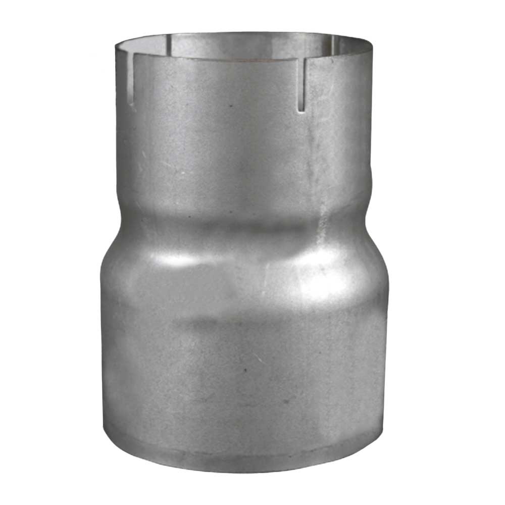 5"OD to 4"ID, 8"L Aluminized Reducer