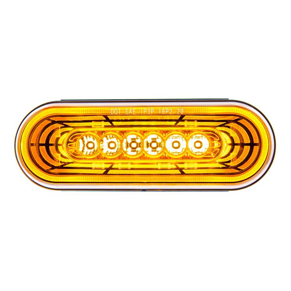 6" 22 LED Oval Stop, Turn & Tail Abyss Light
