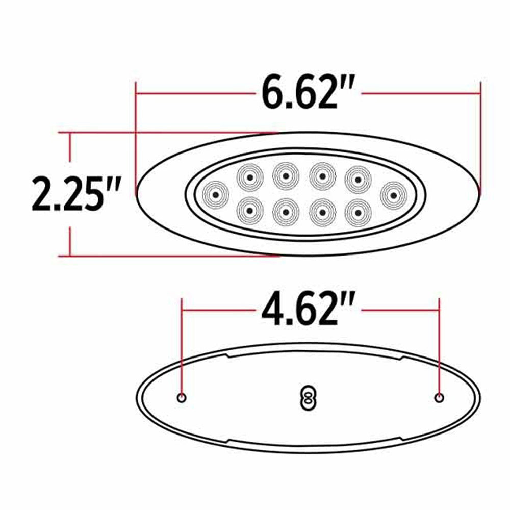 Amber/Pink Gen 4 Dual Revolution LED Marker Light