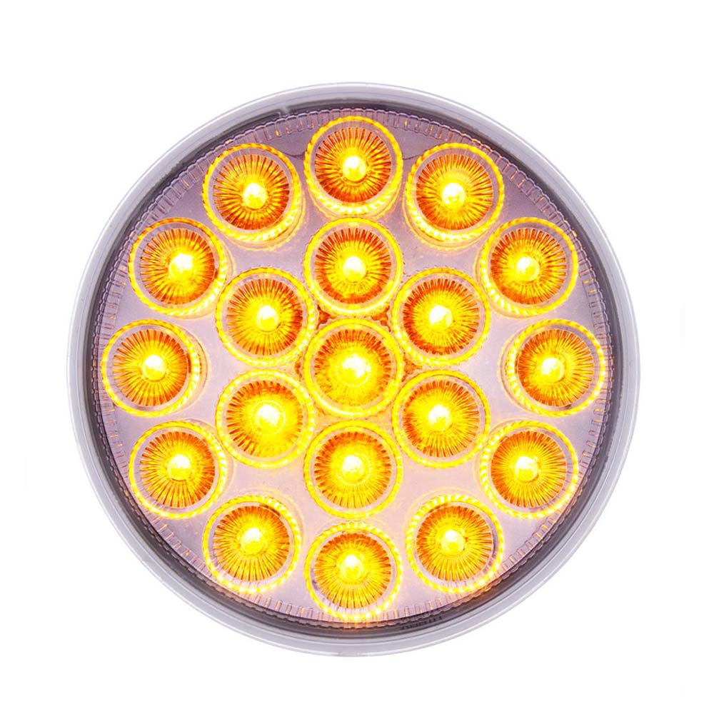 4" Red/Amber Double Fury Stop/Tail/Turn/Warning LED Light