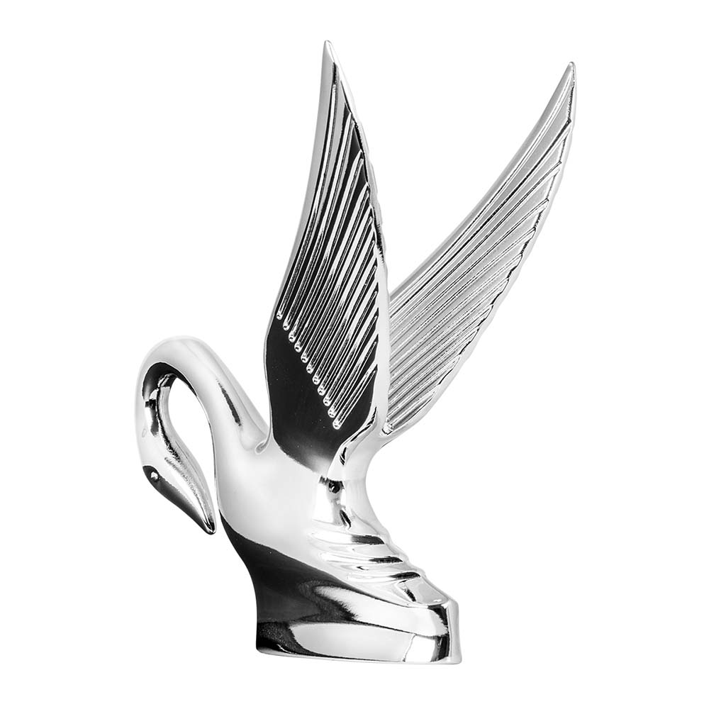 Original Style Chrome Swan Hood Ornament